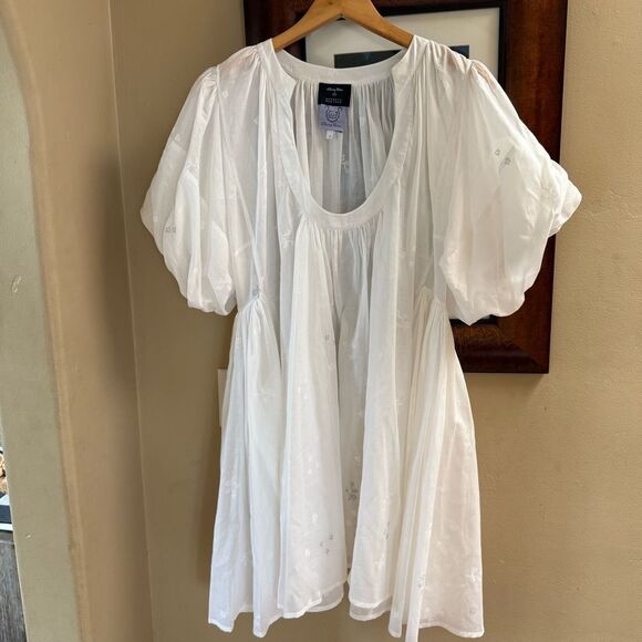 Thierry Colson Silk Cotton Voile Shanta Pleated Mini Dress Small - Picture 1 of 8